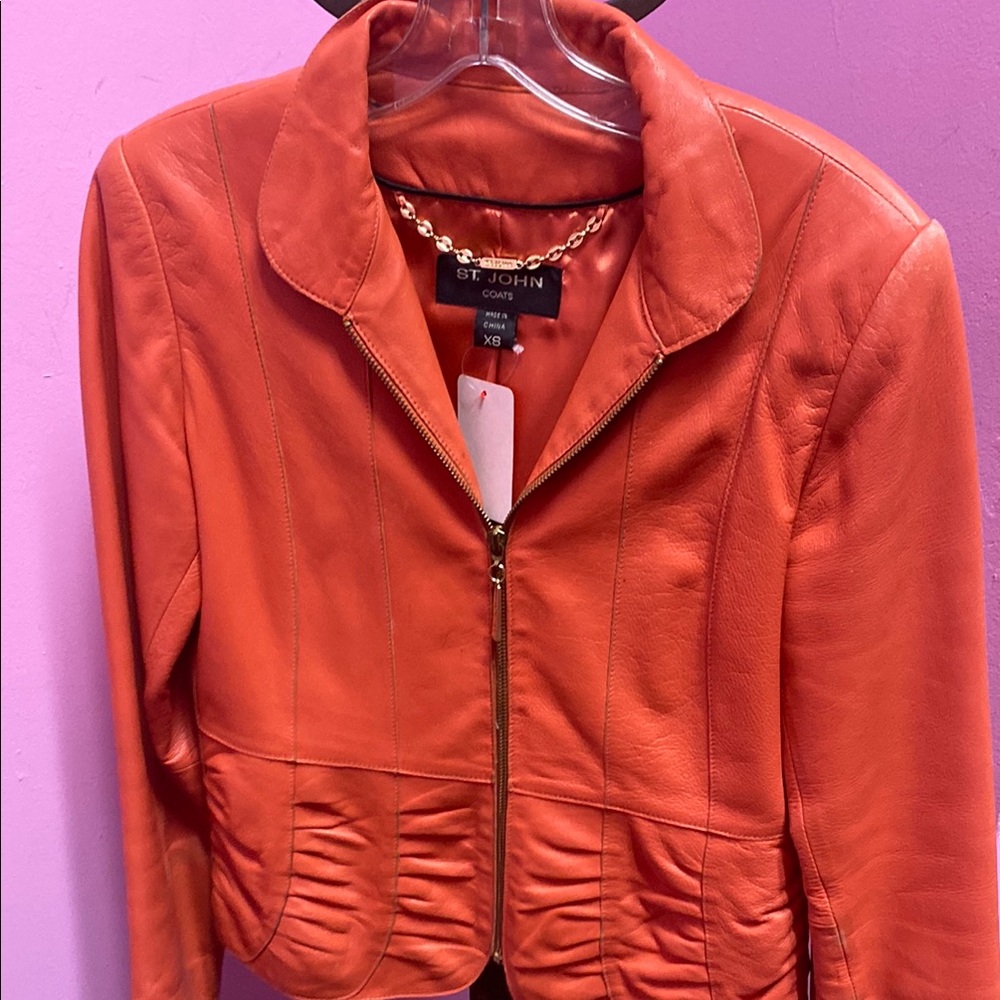 St. John Women's Orange Jacket